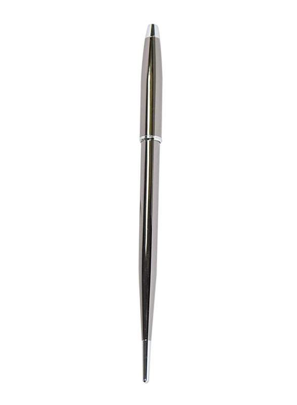 Scrikss Desk Set Titanium Ball Pen, 1.0mm, OSBP54830, Silver