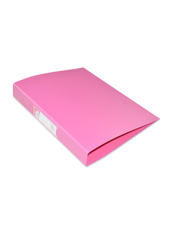 FIS Polypropylene Binder with 2 Ring, 25mm, A4 Size, 48 Piece, FSBDPPA4PI, Pink