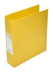 FIS PP 2 Ring Binder, A5 Size, 25mm, Yellow