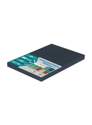 FIS Embossed 230 GSM Binding Sheet with Window, A4 Size, 50 Piece, FSBDE230WA4BK, Black