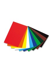 Folia Gummed Glossy Paper, 50 Piece, 35 x 50cm, FOCH7000, Multicolour