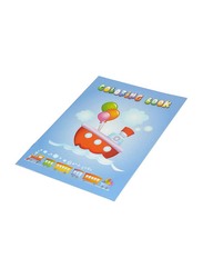 FIS 24-Piece Coloring Book, A4, 14-Pages, FSCG0414003, Multicolour