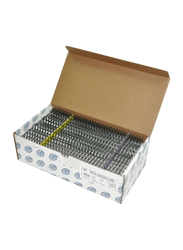 

FIS Metal Binding Wire Set, 100-Piece, 1/2-Inch, 34-Loop 3:1, FSBDW12BK, Black