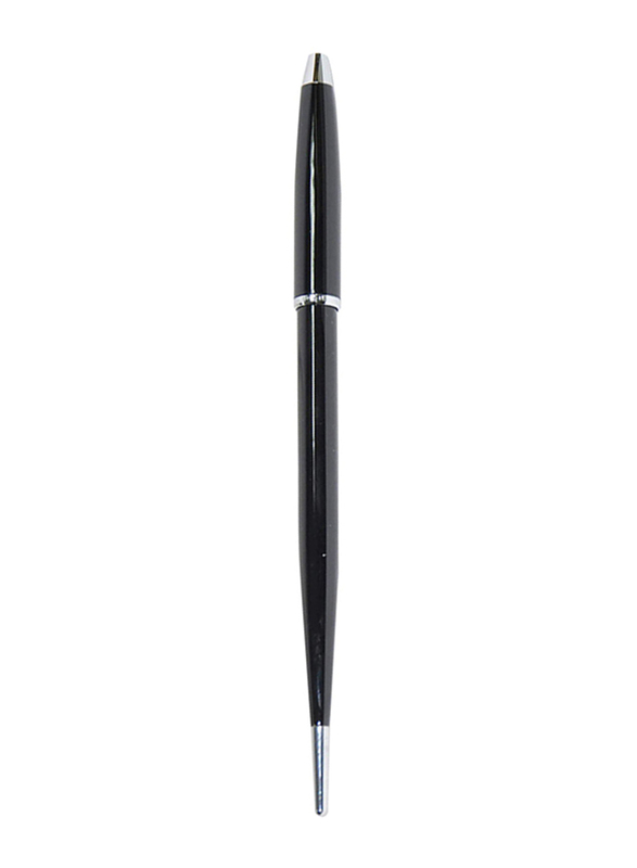 Scrikss Classic Black Ball Pen, 1.0mm, OSBP52676, Black