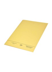 FIS Square Cut Folders with Fastener, 320GSM, F/S Size, 50 Pieces, FSFF7FYL, Yellow