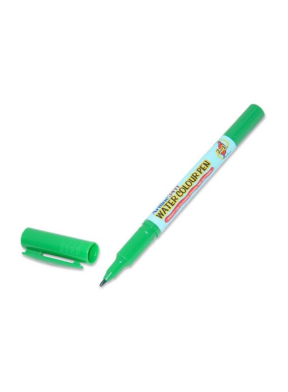 Artline 12-Piece 341T Twin Water Colour Marker Set, 1.0-0.4mm, Green
