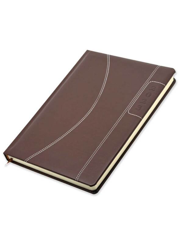 

FIS 2023 English Classico Diary, 384 Sheets, 70 GSM, A4 Size, FSDI704E23, Brown