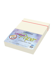 FIS Executive Laid Bond Paper, 250 Sheets, 100 GSM, A4 Size, FSPA250CCR, Corona Cream