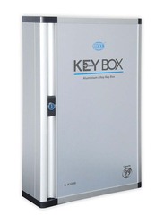 FIS Aluminium Key Box, 99 Keys Capacity, 308 x 101 x 456mm, FSKCW-A1099, Silver/Black