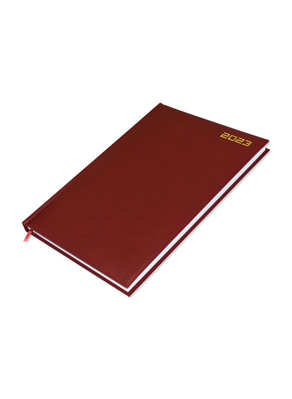 

FIS 2023 Saturday & Sunday Combined English Diary, A4 Size, FSDI48E23MR, Maroon