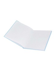 FIS Hard Cover Single Line Notebook Set, 10 x 8 inch, 5 Piece x 100 Sheets, FSNB1081902, Light Blue