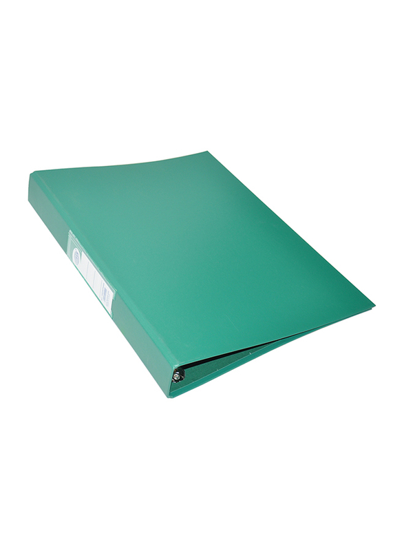 FIS PP Ring Binder with 4-Rings, A4 Size, 25mm, FSBDD4PPA4GR, Green