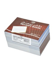 FIS NCR Receipt Book Set (Arabic/English), 12.2 x 17cm, 12-Piece, 50-Sets, FSCL6, Brown