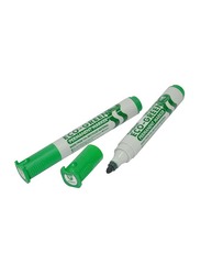 Artline 12-Piece Eco-Green Permanent Marker Set, 2.0mm, ARMKEK-177GR, Green
