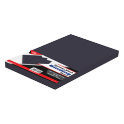 FIS German Binding Sheets Pocket, 100 Pieces, FSBD180GA4BK, Black