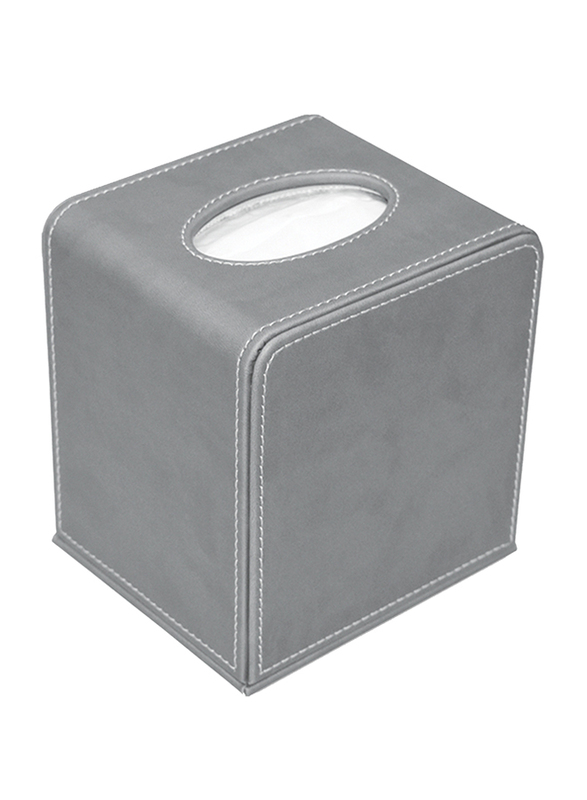 FIS Small Round Tissue Box, FSDSRTBOX, Grey