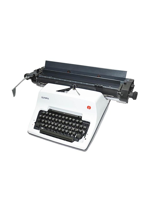 Olympia Amharic (Ethiopia language) 46cm Manual Typewriter Carriage, OLTY074058354, White/Black