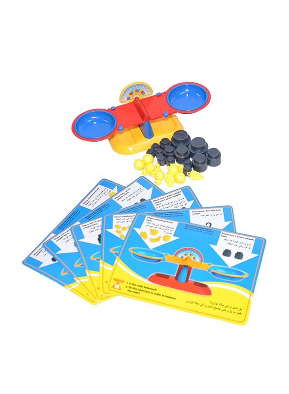 FIS Sarmadee Arabic & English The Weighing Game, 42 Pieces, 3+ Years, SAEDHM6901, Multicolour