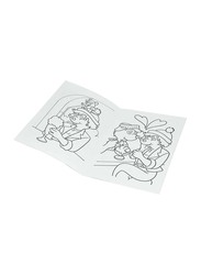 FIS 24-Piece Coloring Book, A4, 8-Pages, FSCG308, Multicolour