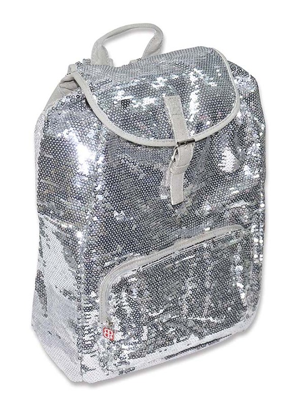 Penball Paillette Backpack, PBSBVS256-S, Silver