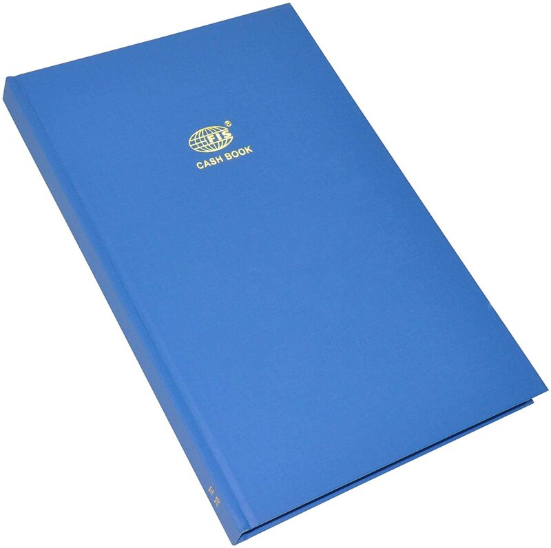 

FIS Cash Book with Azure Laid Ledger Paper, F/S Size, 3 Quire, 210 x 330mm, FSACCTC3Q73, Blue