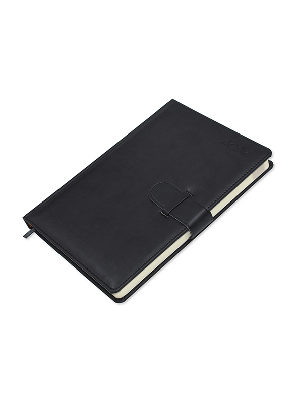 

FIS 2022 English Agenda Diary, 400 Sheets, 70 GSM, FSDI75E22BK, Black