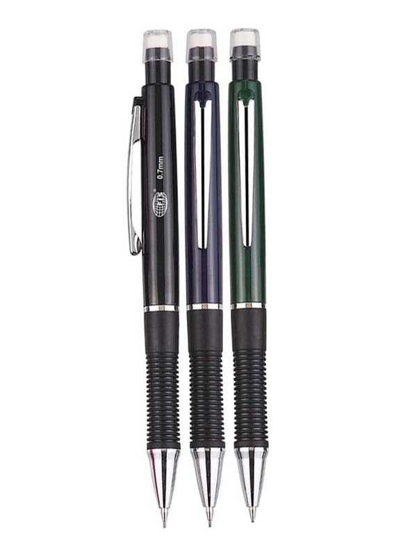 FIS 36-Pieces Mechanical Pencils Set, 0.7mm, FSMP-03, Black/Green