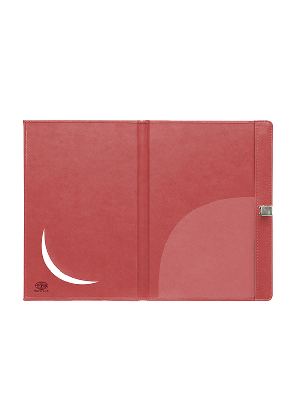 FIS Italian PU Covers Bill Folders Round Corners & Pen Holder, FSCLBFPHMR, Maroon