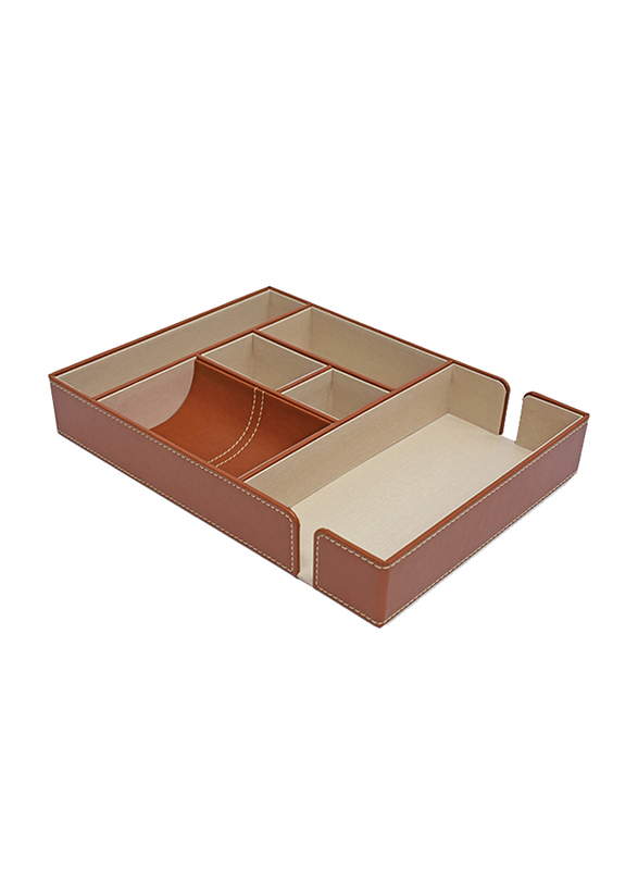 

FIS Multi Office Tray, FSDSPUMOTBR, Brown