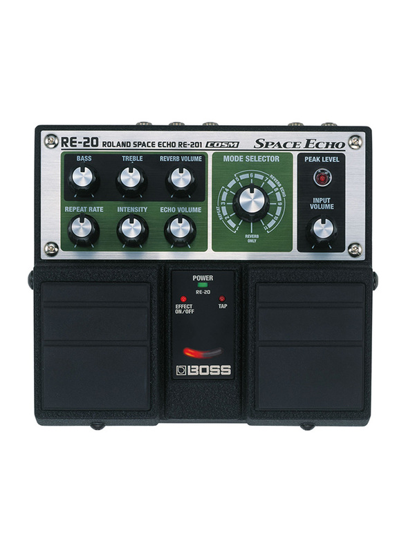 

Boss RE-20 Space Echo Delay and Reverb Effects Pedal, Black