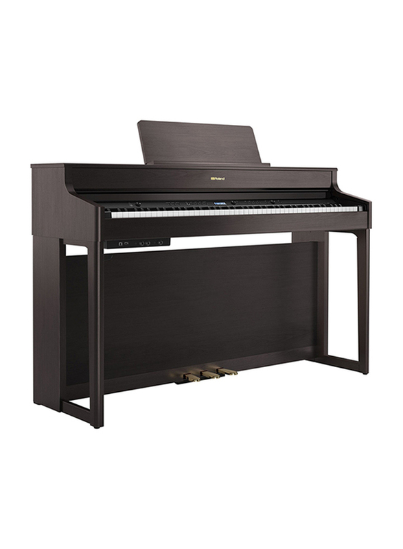 Roland HP-702 Digital Piano, 88 Keys, Dark Rosewood Brown
