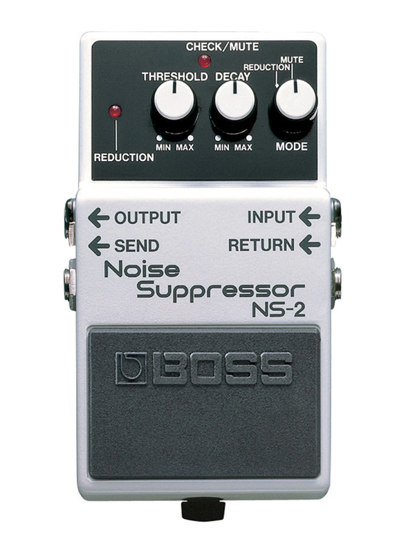 Boss NS-2 Noise Suppressor Pedal, Black/Off White
