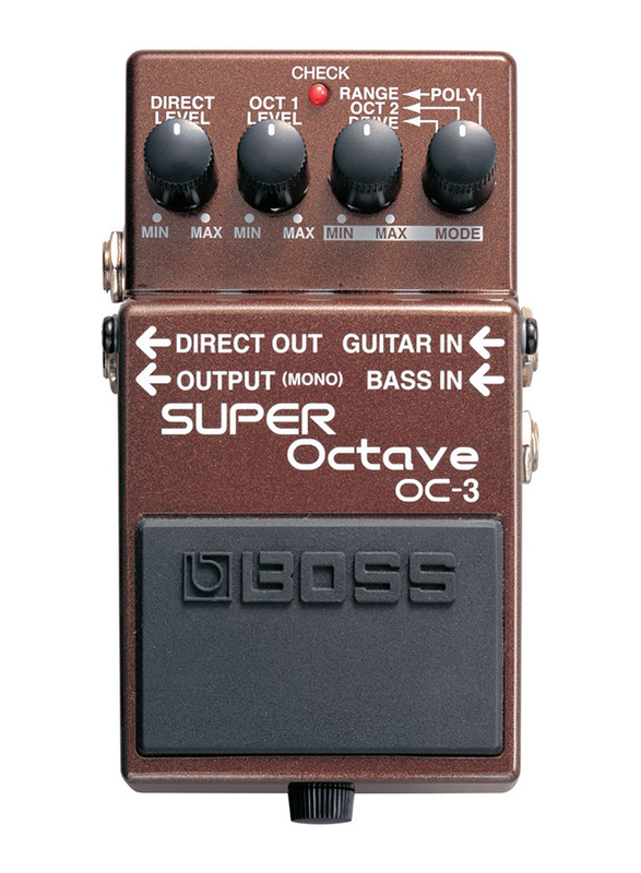 

Boss OC-3 Super Octave Pedal, Brown