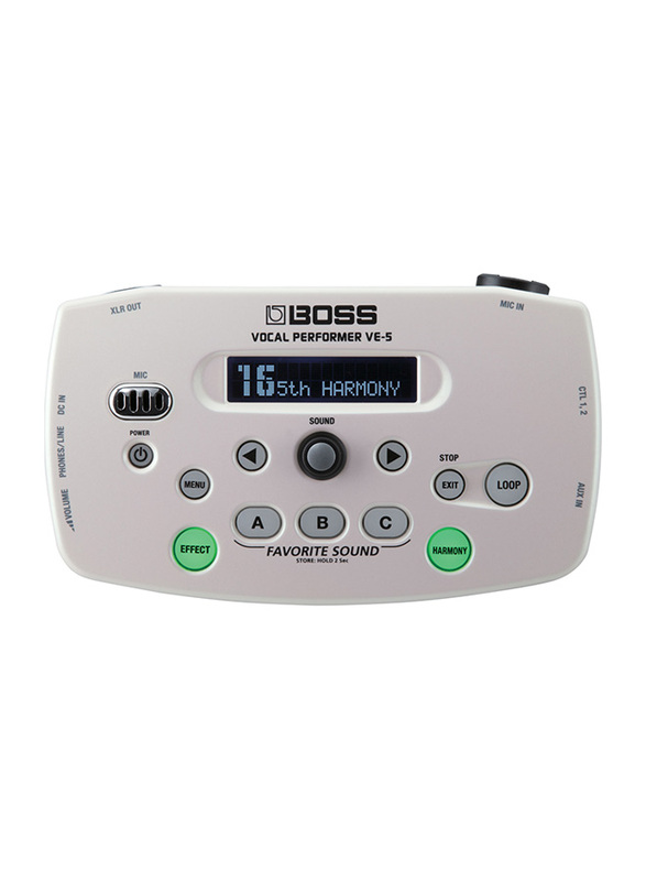 

Boss VE-5 Vocal Trainer White