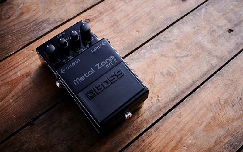 Boss MT-2 3A Effect Metal Zone Pedal, Black
