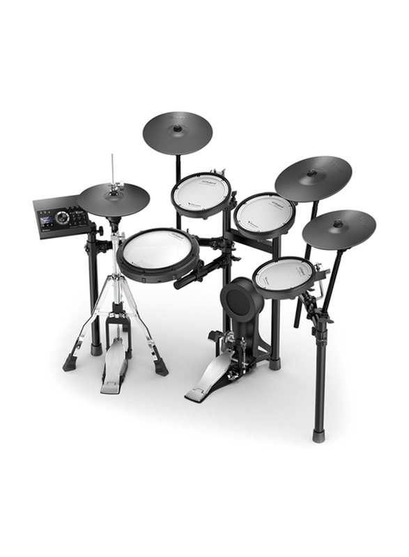 Roland TD-17KV+MDS-Com Drums Electronic Drum Kit, Black/White