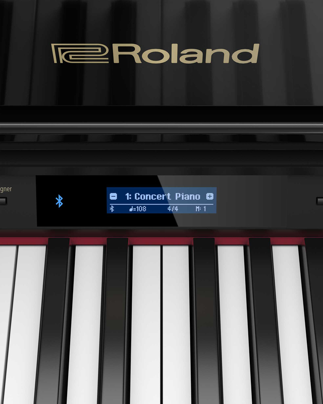 Roland GP607-PE Digital Piano, 88 Keys, Polished Ebony