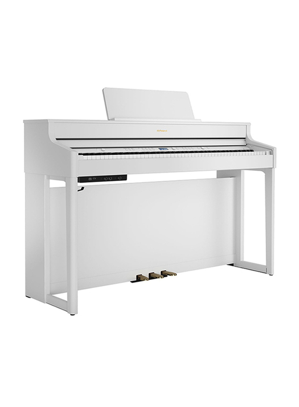 Roland HP-702 Digital Piano, 88 Keys, White