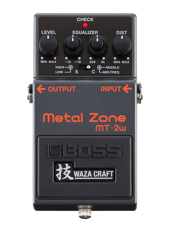 Boss MT-2W Waza Craft Metal Zone Pedal, Black