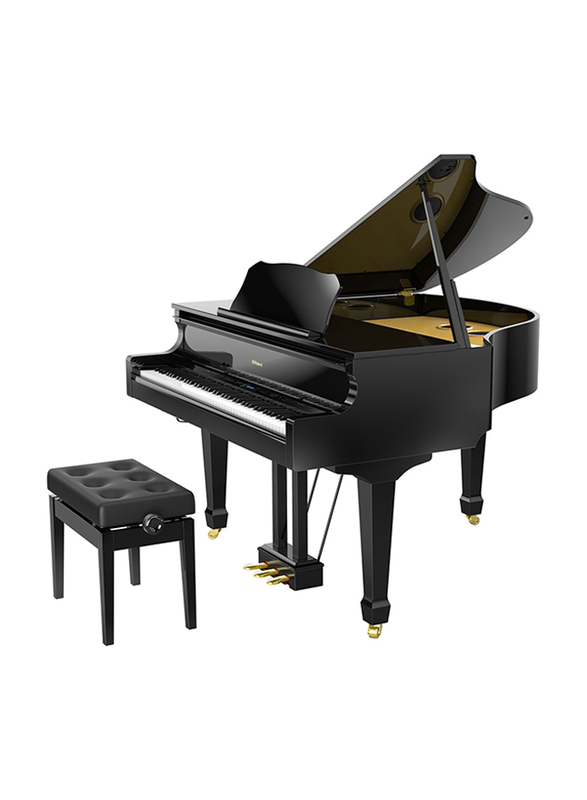 Roland GP609-PE Digital Piano, 88 Keys, Polished Ebony