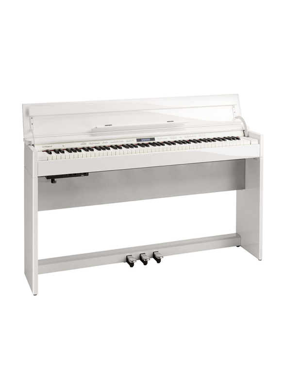 Roland DP-603 Digital Piano, 88 Keys, Polished White