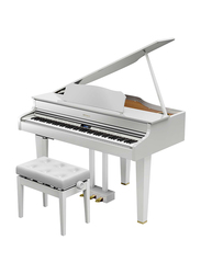 Roland GP607-PW Digital Piano, 88 Keys, Polished White