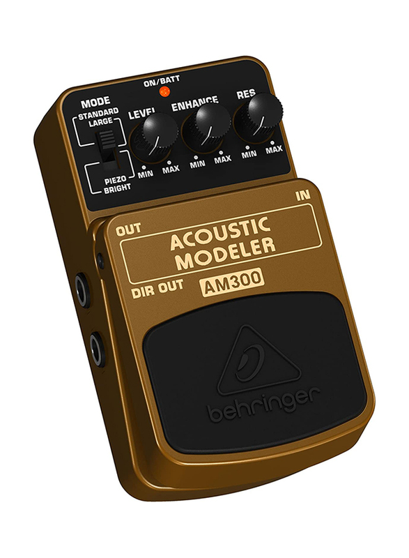 

Behringer AM300 Acoustic Modeller Effects Guitar Pedal, Multicolour