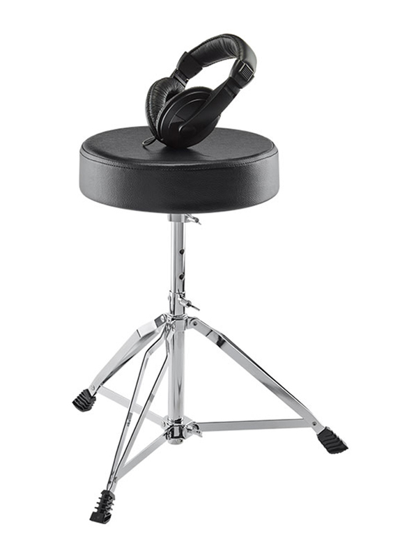 

Alesis Drum Throne & Headphones Add-On Pack, Black