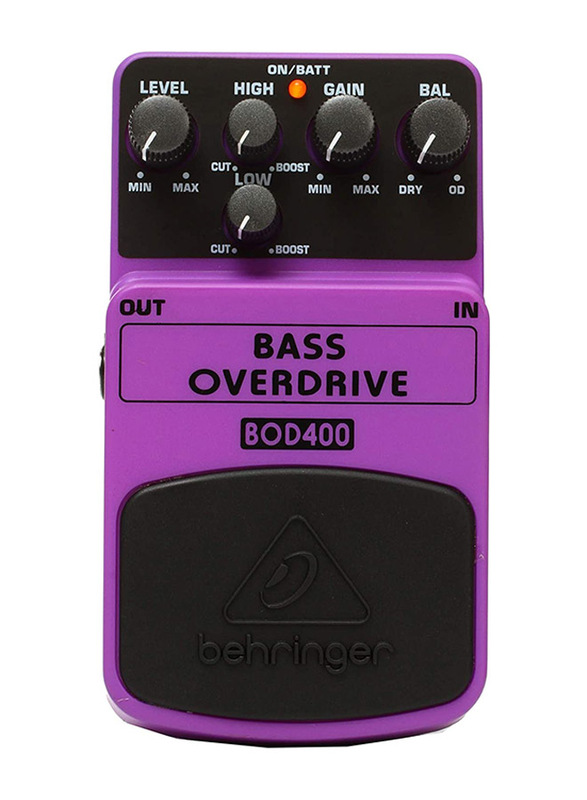 

Behringer BOD400 Bass Overdrive Effects Guitar Pedal, Multicolour