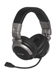 Behringer BB560M Wireless On-Ear Kids Headphones with Flexible Boom Microphone, Black