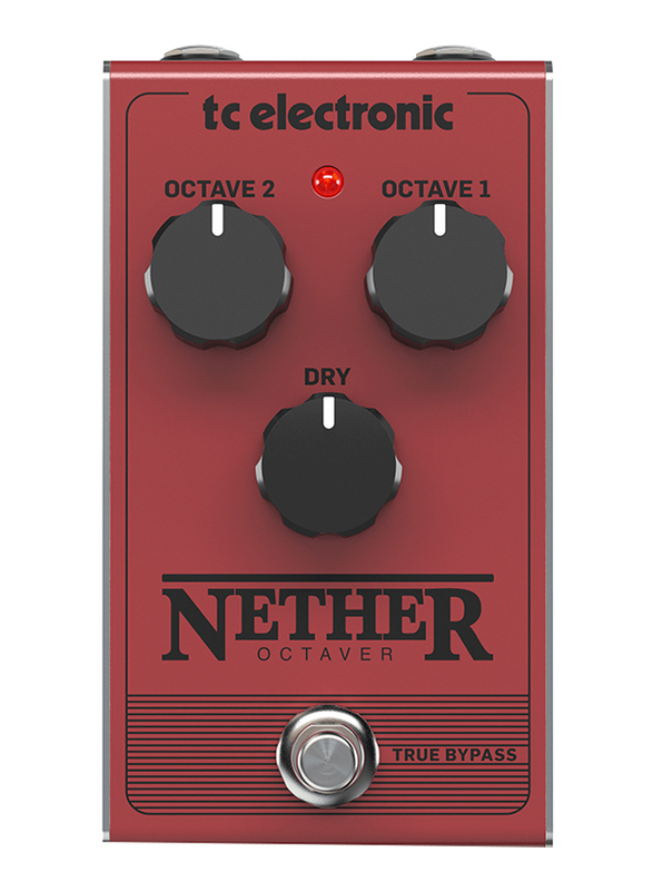 

TC Electronic Nether Octaver Analog Guitar Pedal, Red