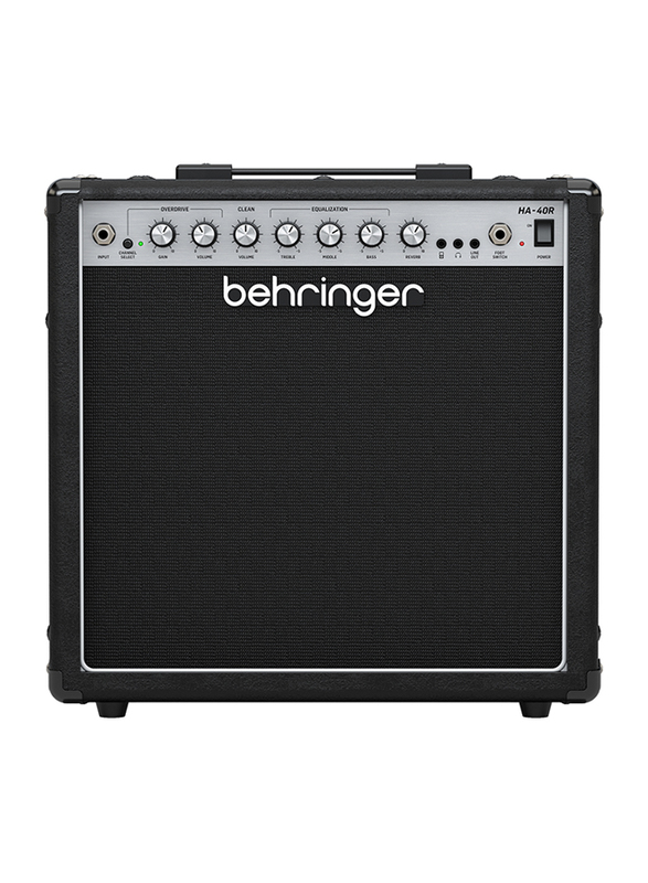 

Behringer 40W Guitar Amplifier, HA-40R, Black
