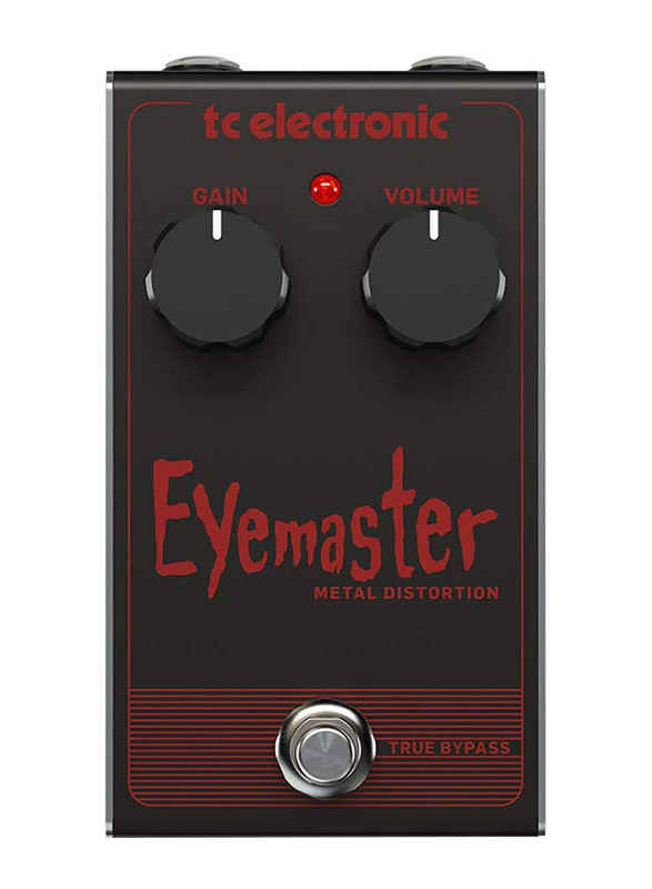 

TC Electronic Eyemaster Metal Distortion Guitar Pedal, Black