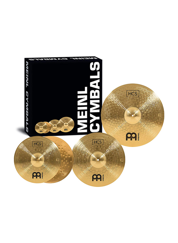 

Meinl HCS141620 Complete Brass Cymbal Set, Gold